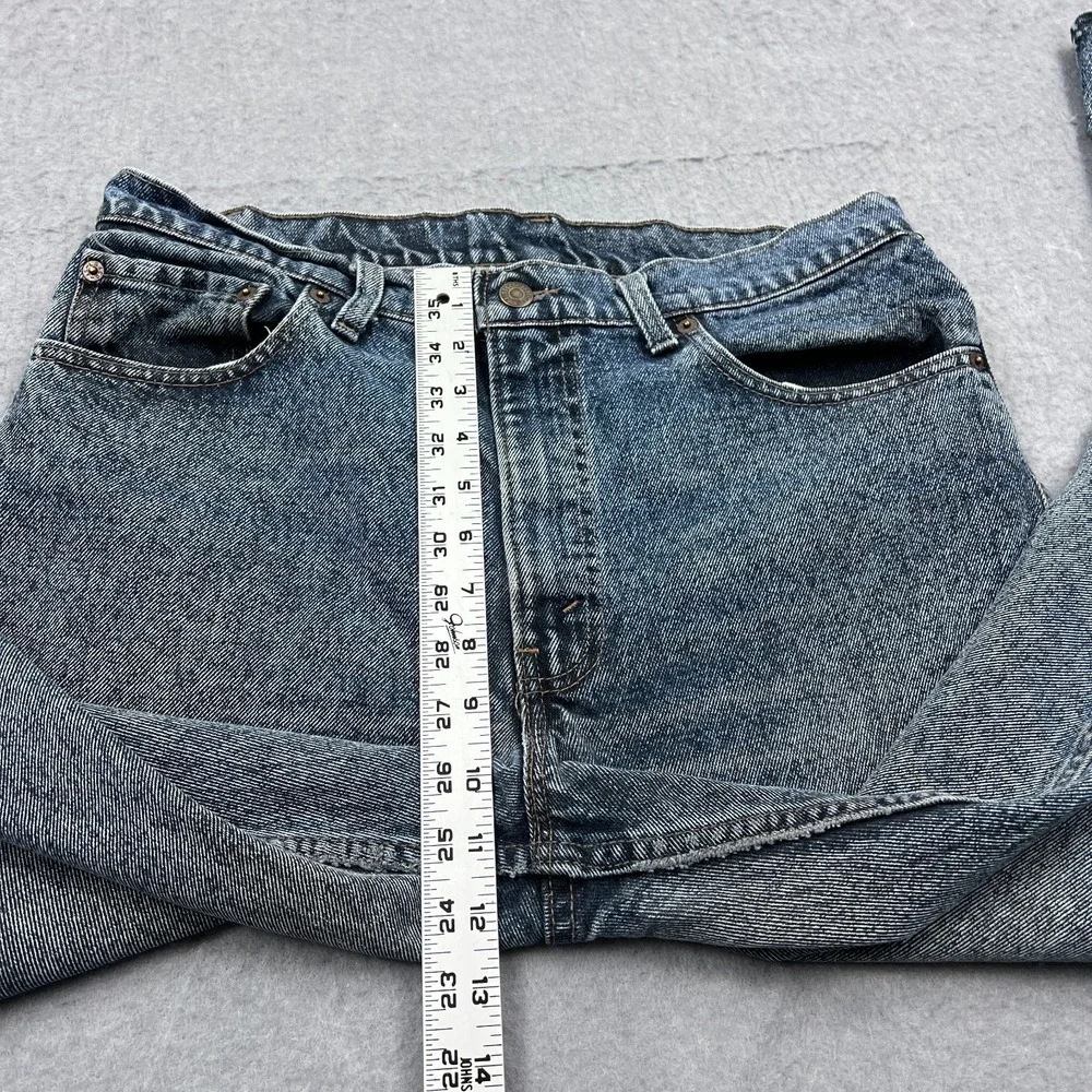 VTG Levis 550 Jeans Men's 34x30* Blue Washed Denim‎ Cotton Red Tab Made in USA